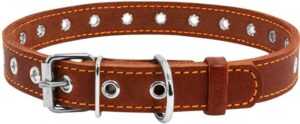 Нашийник безрозмірний для собак Collar, коричневий