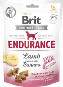 Ласощі для собак Brit Care Endurance ягня з бананом 150 г