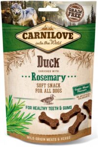 Ласощі для собак Carnilove Semi Moist для здоров'я зубів і ясен з качкою і розмарином