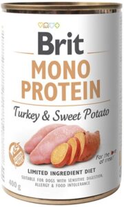 Вологий корм для собак Brit Mono Protein з індичкою та бататом 400 г