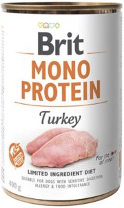 Вологий корм для собак Brit Mono Protein з індичкою 400 г
