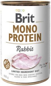 Вологий корм для собак Brit Mono Protein з кроликом 400 г