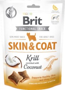 Ласощі для собак Brit Care Skin&Coat кріль з кокосом 150 г
