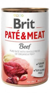 Вологий корм для собак Brit Care Pate and Meat з яловичиною та індичкою 400 г