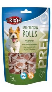 Ласощі для собак Trixie PREMIO Chicken and Pollock Rolls 75 г курка та лосось