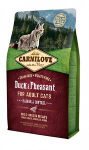 Carnilove Cat Duck & Pheasant Hairball Control - сухий корм для котів