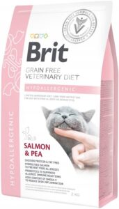 Brit VD Hypoallergenic Cat - сухий корм для котів при харчовій непереносимості з лососем
