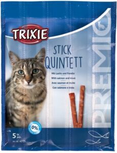 Ласощі для котів Trixie Premio Stick Quintett з лососем і фореллю для котів