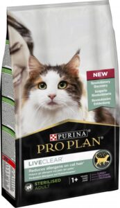 Сухий корм для стерилізованих котів Purina Pro Plan LiveClear з індичкою 1,4 кг