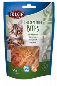 Ласощі для кішок Trixie Premio Chicken Filet Bites c сушеним курячим філе 50 г