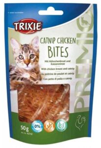 Ласощі для кішок Trixie Premio Catnip Chicken Bites з курячим філе і м'ятою 50 г