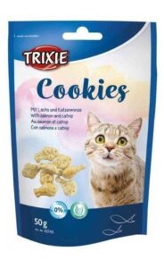 Ласощі для кішок Trixie Cookies Печиво з лососем та котячою м'ятою 50 г