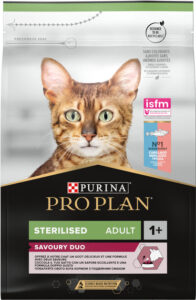Сухий корм для стерилізованих котів Purina Pro Plan Sterilised з тріскою та фореллю