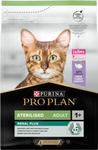 Сухий корм для стерилізованих кішок Purina Pro Plan Sterilised Adult 1+ з індичкою