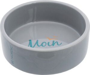 Миска Trixie для собак BE NORDIC Moin сіра кермічна 1,4л d=20см