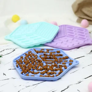 Килимок-годівниця силіконова WahoPet licky mat (фіолетовий)