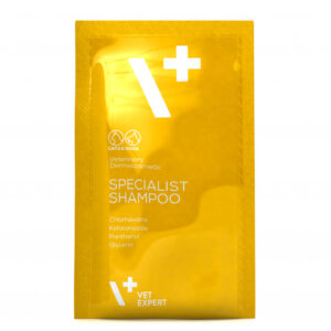Антибактеріальний протигрибковий шампунь для котів і собак Vet Expert Specialist Shampoo, саше 20х15мл