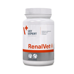 Харчова добавка для підтримання функції нирок у котів і собак Vet Expert RenalVet, 60 капс.