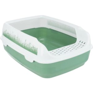 Туалет для котів з рамкою Trixie Delio 38x20x50 см Зелений
