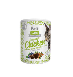 Ласощі для котів Brit Care Cat Snack Superfruits Chicken, курка 100 г