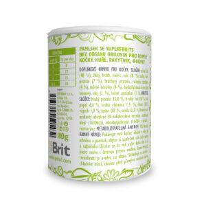 Ласощі для котів Brit Care Cat Snack Superfruits Chicken, курка 100 г