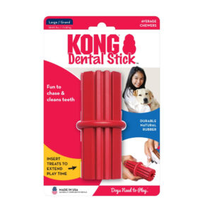 Іграшка KONG Dental Stick зубна паличка для собак середніх і великих порід, L