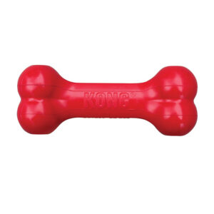 Іграшка KONG Puppy Goodie Bone кістка з мотузкою для цуценят мініатюрних порід, XS