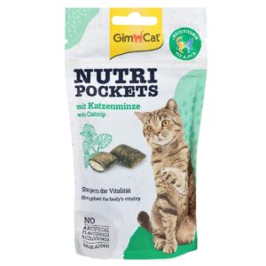 Вітамінні ласощі для котів GimCat Nutri Pockets котяча м'ята і мультивітамін, 60 г