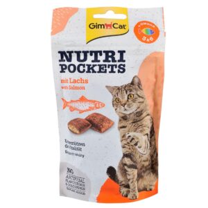 Вітамінні ласощі для котів GimCat Nutri Pockets лосось, 60 г
