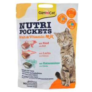 Вітамінні ласощі для котів GimCat Nutri Pockets мультивітамін мікс, 150 г