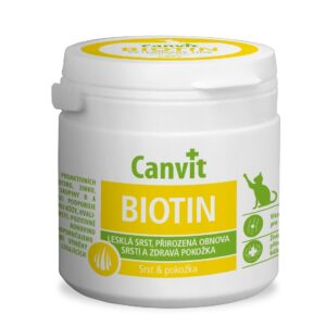Вітамінно-мінеральний комплекс для котів Canvit Biotin таблетки 100 г