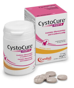 Добавка для підтримки сечостатевої системи у собак та котів Candioli Cystocure Forte (ЦистоКур Форте) 30 шт