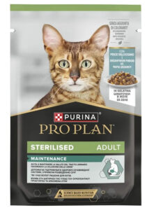 Вологий корм для стерилізованих котів Purina Pro Plan Sterilised шматочки в желе з океанічною рибою 85 г