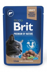 Brit Premium Liver for Sterilised - вологий корм для стерилізованих котів печінка 100 г