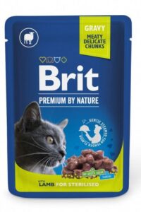 Brit Premium Lamb for Sterilised - вологий корм для стерилізованих котів ягня 100 г