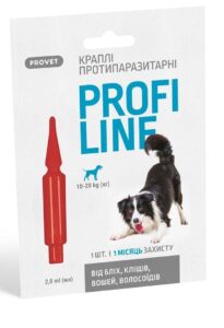 Краплі Provet PROFILINE для собак 10-20 кг інсектоакарицид 1 піпетка по 2 мл
