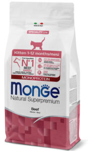 Monge Kitten Monoprotein Beef - сухий корм для кошенят з яловичиною