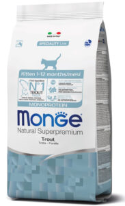 Monge Kitten Monoprotein Trout - сухий корм для кошенят з фореллю