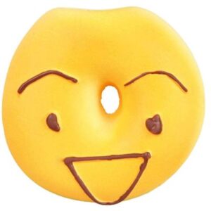 Іграшка Trixie для собак Пончик-смайлик з пискавкою латекс 6 см