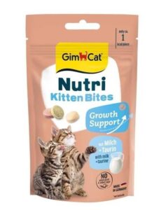 Вітаміни GimCat Nutri Kitten Bites для кошенят таблетки 40 г