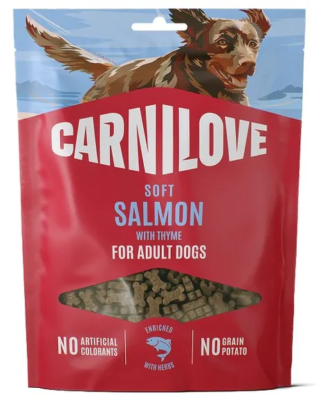 Ласощі для собак Carnilove Soft Snack Salmon with Thyme, лосось і чебрець 200 г