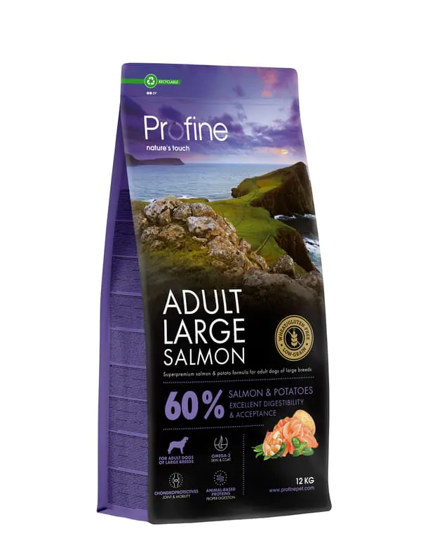 Сухий корм для собак великих порід Profine Adult Large Salmon з лососем і картоплею 12 кг