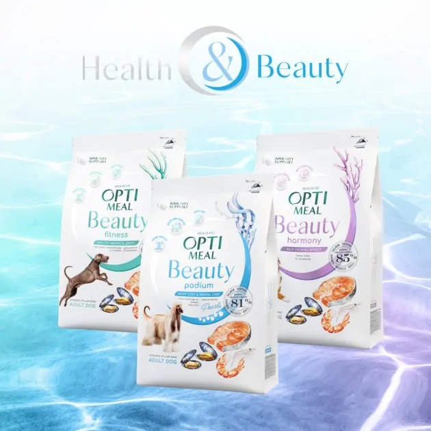 Optimeal Dog Beauty Harmony Mild Calming Effect - сухий корм для собак морепродукти