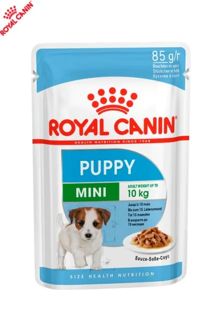 Вологий корм для цуценят дрібних порід Royal Canin Mini Puppy до 10 міс