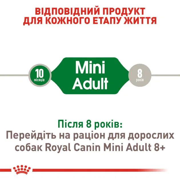 Сухий корм для собак дрібних порід Royal Canin Mini Adult