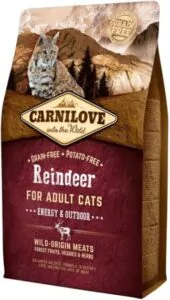 Carnilove Raindeer Energy & Outdoor - корм для котів оленина