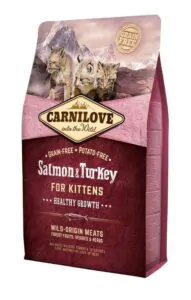 Carnilove Salmon & Turkey Kitten - корм для кошенят