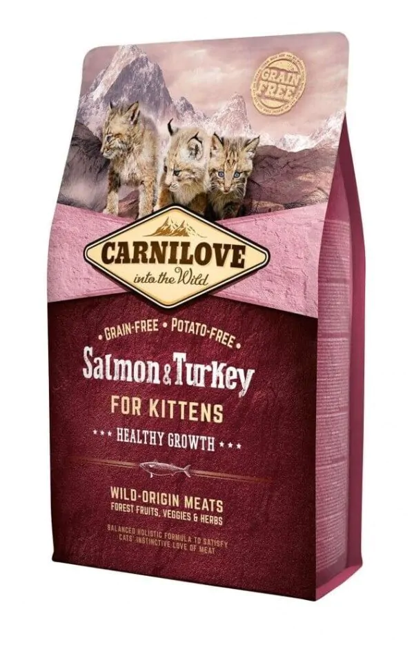 Carnilove Salmon & Turkey Kitten - корм для кошенят