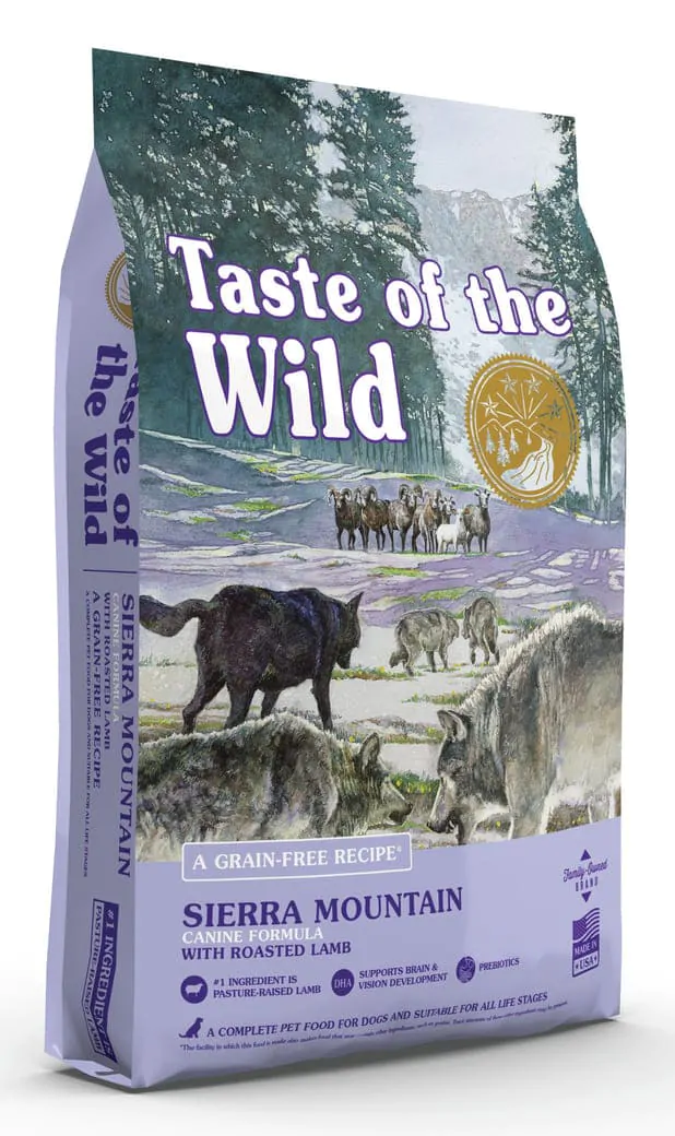 Taste of the Wild Sierra Mountain Canine - корм для собак з ягням