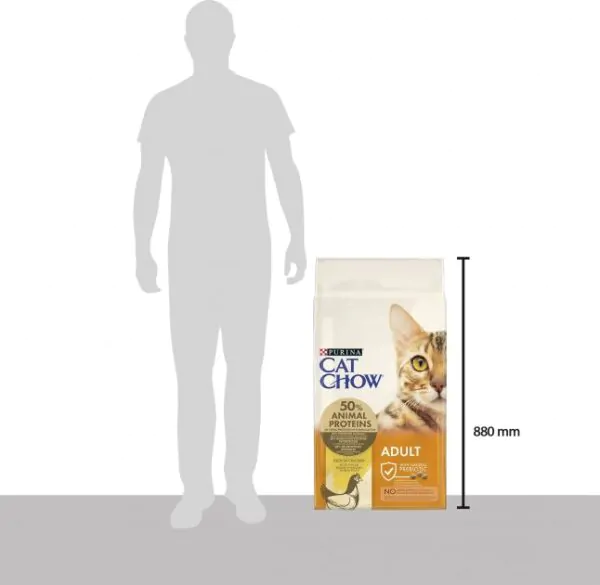 Сухий корм для котів Purina Cat Chow Adult з куркою та індичкою 15 кг
